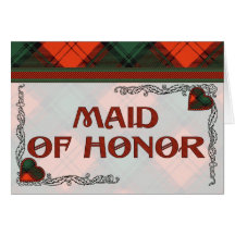 Criada de la invitación del honor - Stewart de Ath Felicitación