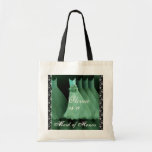 Criada de la VERDE MENTA de la bolsa de asas del a