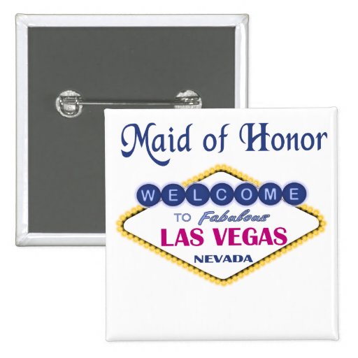 Criada de Las Vegas del botón del honor Pin