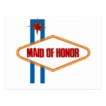 Criada de Las Vegas del honor tarjetas postales