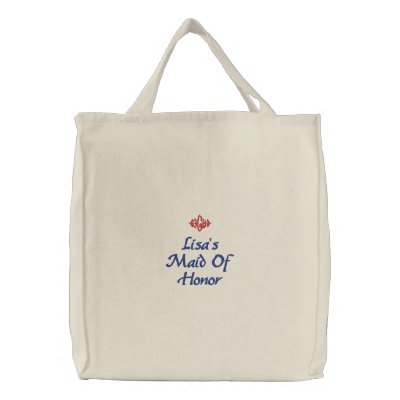 Criada del bolso bordado boda del honor bolsas de mano bordadas