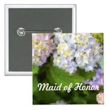 Criada del botón de los Hydrangeas del honor Pins