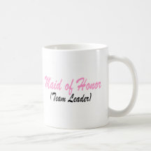 Criada del honor (líder de equipo) tazas
