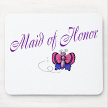 Criada del honor (mariposa) alfombrilla de ratón