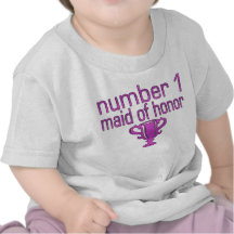 Criada del número 1 del honor camiseta