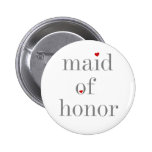 Criada gris del texto del honor pin