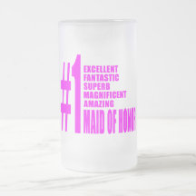 Criadas del honor rosadas: Criada del número uno d Tazas