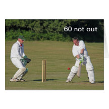 Cricket la 60.a tarjeta de cumpleaños