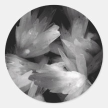 Cristal blanco y negro etiquetas  