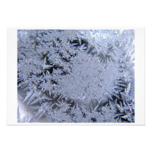 Cristales de hielo invitación personalizada