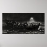 CRISTO CAMINA en el MAR de GALILEA -- 1867 Impresiones