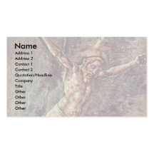 Cristo crucificado de Tura Cosmè Plantillas De Tarjetas De Visita