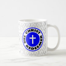 Cristo el redentor taza de café