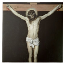 Cristo en la cruz, c.1630 teja