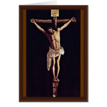 Cristo en la cruz de Zurbarán Francisco De Tarjetas