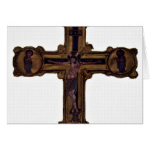 Cristo en la cruz por DES Reliquienkreuze de Meist Tarjetas