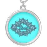 Cristo es el centro - azul claro joyerias