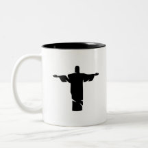 Cristo la taza del pictograma del redentor