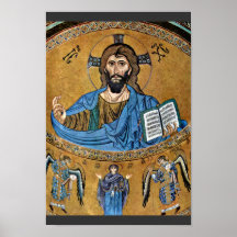 Cristo Pantocrator por el ¹ de Meister Von Cefalã  Posters
