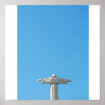 Cristo Rei en Lisboa Posters