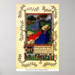 Cristo y los tres discípulos durmientes poster