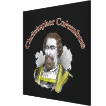 Cristóbal Colón estiró la impresión de la lona Impresiones De Lienzo