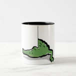 croc alrededor de la esquina tazas