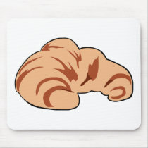 Croissant de Brown alfombrillas de raton 