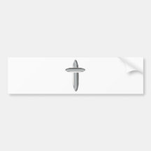 Croix Pegatina De Parachoque