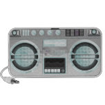cromo retro del arenador del ghetto del equipo est altavoz de viaje