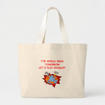 CROQUET.png Bolsa Lienzo