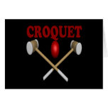 Croquet tarjetas