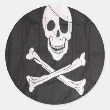crossbone del cráneo etiqueta