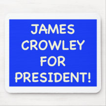 crowley de james para el presidente tapetes de ratón