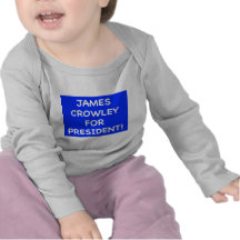 crowley de james para el presidente camisetas