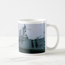Crucero de la aurora, St Petersburg, Rusia Taza De Café