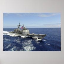Crucero USS Princeton (CG 59) del misil teledirigi Posters
