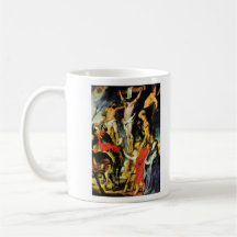 Crucifixión de Paul Rubens Taza De Café