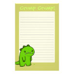 Crump Crump el cojín de escritura Papelería Personalizada