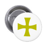 Cruz bizantina del oro pin