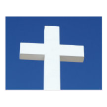 Cruz blanca, Pascua Tarjeta Postal