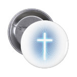 Cruz - botón cristiano pin