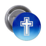 Cruz - botón cristiano pins