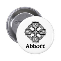 Cruz céltica de Abbott botones