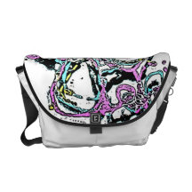 Cruz céltica de Blacklight (estilo de la cartograf Bolsa Messenger
