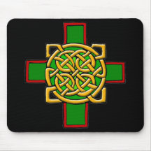 Cruz céltica Knotwork Mousepad Tapete De Ratones