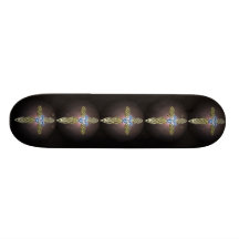 Cruz céltica lunar triple tabla de skate