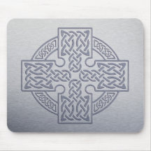 Cruz céltica Mousepad Alfombrillas De Ratón
