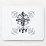 Cruz céltica Mousepad Tapetes De Ratón