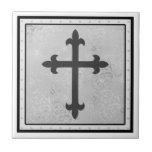 Cruz cristiana azulejos cerámicos